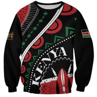 Personalized Kenya Sweatshirt Harambee African Pattern - Wonder Print Shop