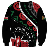 Personalized Kenya Sweatshirt Harambee African Pattern - Wonder Print Shop