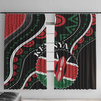 Kenya Window Curtain Harambee African Pattern - Wonder Print Shop