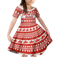 Custom Canada Christmas Family Matching Mermaid Dress and Hawaiian Shirt Maple Leaf Unique Style - Wonder Print Shop