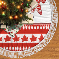 Canada Christmas Tree Skirt Maple Leaf Unique Style - Wonder Print Shop