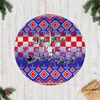 Croatia Christmas Tree Skirt Sretan Bozic Croatian Embroidery Patterns - Wonder Print Shop