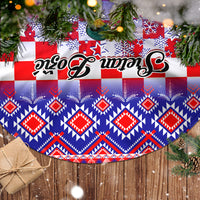 Croatia Christmas Tree Skirt Sretan Bozic Croatian Embroidery Patterns - Wonder Print Shop