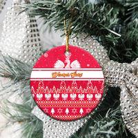 Poland Christmas Ceramic Ornament Wesolych Swiat Polish Eagle - Wonder Print Shop