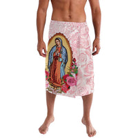 Virgen de Guadalupe Lavalava Rose Flower Mexican Aztec Pattern - Wonder Print Shop