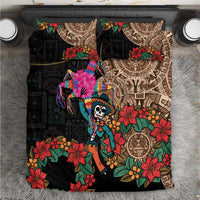 Las Posadas Bedding Set Pinata With Mexican Aztec Circle - Wonder Print Shop