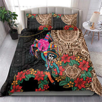 Las Posadas Bedding Set Pinata With Mexican Aztec Circle - Wonder Print Shop