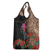 Las Posadas Grocery Bag Pinata With Mexican Aztec Circle