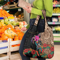 Las Posadas Grocery Bag Pinata With Mexican Aztec Circle