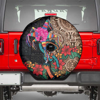 Las Posadas Spare Tire Cover Pinata With Mexican Aztec Circle - Wonder Print Shop