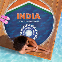 India Cricket Beach Blanket The Men In Blue Champions - Wonder Print Shop