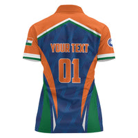 Custom India Cricket Women Polo Shirt The Men In Blue Champions - Wonder Print Shop
