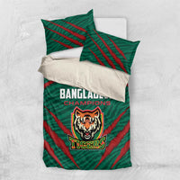 Bangladesh Cricket Bedding Set The Tigers Go Champions - Wonder Print Shop