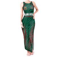 Custom Bangladesh Cricket Tank Maxi Dress The Tigers Go Champions - Wonder Print Shop