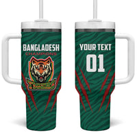 Custom Bangladesh Cricket Tumbler With Handle The Tigers Go Champions - Wonder Print Shop