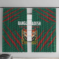 Bangladesh Cricket Window Curtain The Tigers Go Champions - Wonder Print Shop