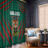 Bangladesh Cricket Window Curtain The Tigers Go Champions - Wonder Print Shop