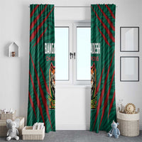 Bangladesh Cricket Window Curtain The Tigers Go Champions - Wonder Print Shop
