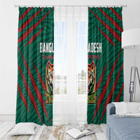 Bangladesh Cricket Window Curtain The Tigers Go Champions - Wonder Print Shop
