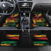 Reggae King Marley One Love Car Mats Rastafarian Lion Grunge