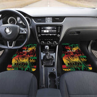 Reggae King Marley One Love Car Mats Rastafarian Lion Grunge