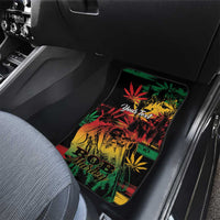 Reggae King Marley One Love Car Mats Rastafarian Lion Grunge