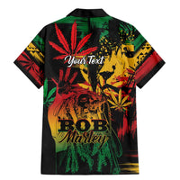 Personalized Reggae King Marley One Love Family Matching Mermaid Dress and Hawaiian Shirt Rastafarian Lion Grunge