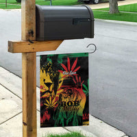 Reggae King Marley One Love Garden Flag Rastafarian Lion Grunge