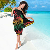 Reggae King Marley One Love Sarong Rastafarian Lion Grunge - Wonder Print Shop