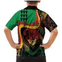 Personalized Legend Reggae Marley Family Matching Mermaid Dress and Hawaiian Shirt Kakau Jawaiian