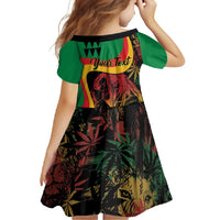 Personalized Legend Reggae Marley Family Matching Off Shoulder Maxi Dress and Hawaiian Shirt Kakau Jawaiian