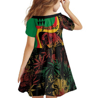 Personalized Legend Reggae Marley Family Matching Summer Maxi Dress and Hawaiian Shirt Kakau Jawaiian