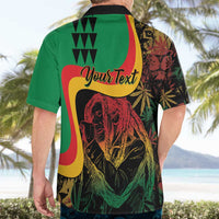 Personalized Legend Reggae Marley Hawaiian Shirt Kakau Jawaiian