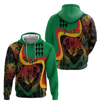 Personalized Legend Reggae Marley Hoodie Kakau Jawaiian