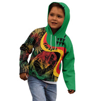 Personalized Legend Reggae Marley Kid Hoodie Kakau Jawaiian