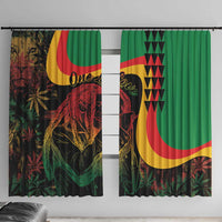 Legend Reggae Marley Window Curtain Kakau Jawaiian - Wonder Print Shop