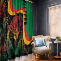 Legend Reggae Marley Window Curtain Kakau Jawaiian - Wonder Print Shop