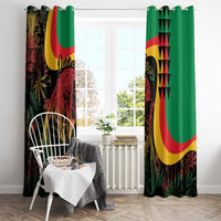 Legend Reggae Marley Window Curtain Kakau Jawaiian - Wonder Print Shop