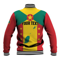 Personalized Gwenad Baseball Jacket Grenada Coat Of Arms Flag Style