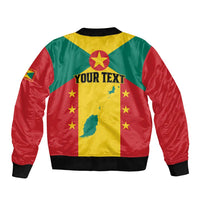 Personalized Gwenad Bomber Jacket Grenada Coat Of Arms Flag Style