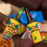 Personalized Gwenad 4 in 1 Can Cooler Tumbler Grenada Coat Of Arms Flag Style