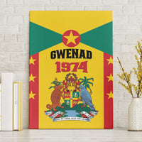 Gwenad Canvas Wall Art Grenada Coat Of Arms Flag Style
