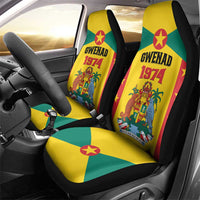 Gwenad Car Seat Cover Grenada Coat Of Arms Flag Style
