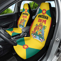 Gwenad Car Seat Cover Grenada Coat Of Arms Flag Style