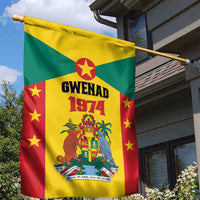 Gwenad Garden Flag Grenada Coat Of Arms Flag Style