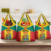 Gwenad Grocery Bag Grenada Coat Of Arms Flag Style