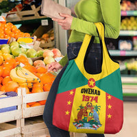 Gwenad Grocery Bag Grenada Coat Of Arms Flag Style
