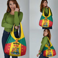 Gwenad Grocery Bag Grenada Coat Of Arms Flag Style