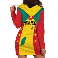 Personalized Gwenad Hoodie Dress Grenada Coat Of Arms Flag Style
