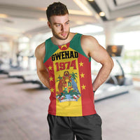Personalized Gwenad Men Tank Top Grenada Coat Of Arms Flag Style